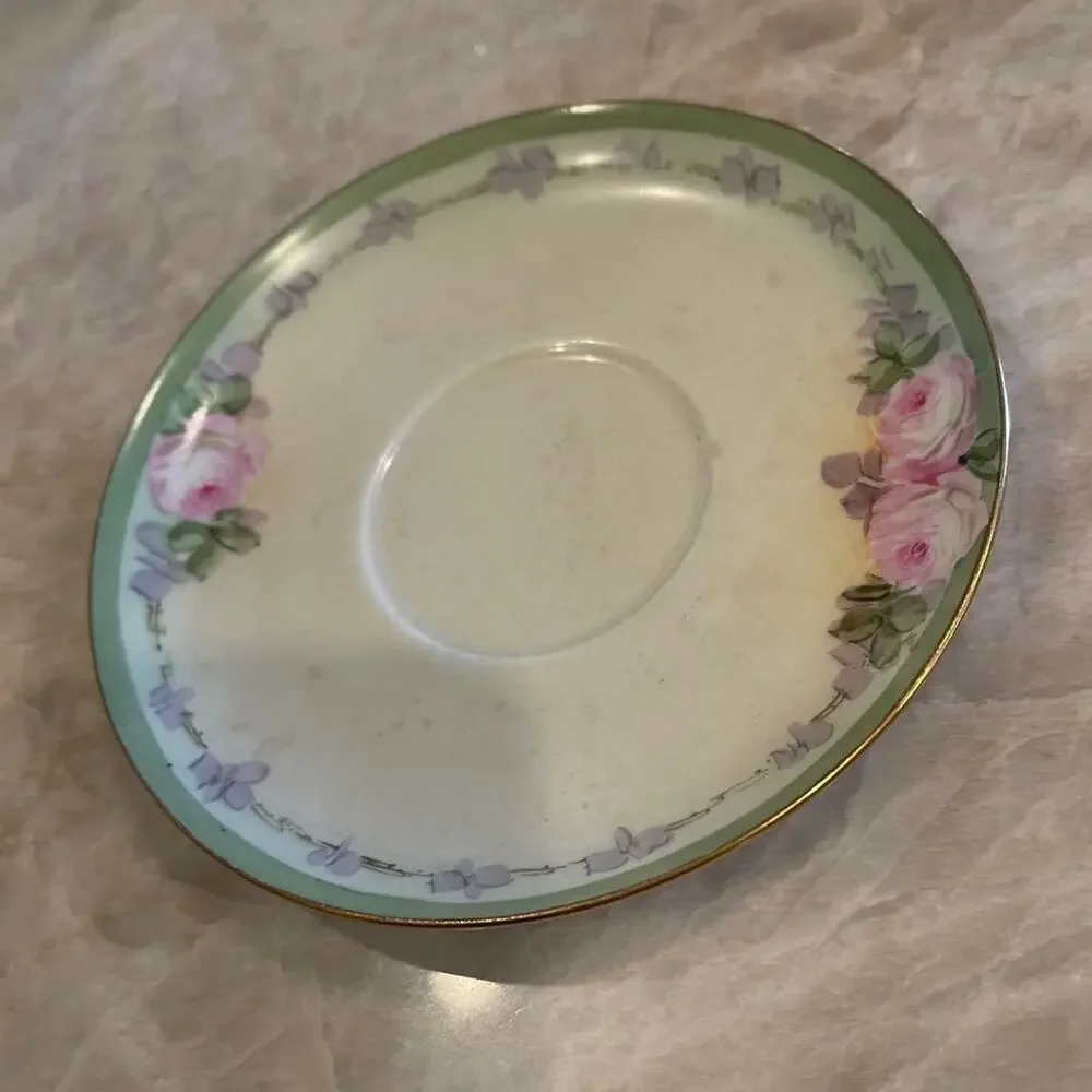 MZ Austria saucer only handpainted antique